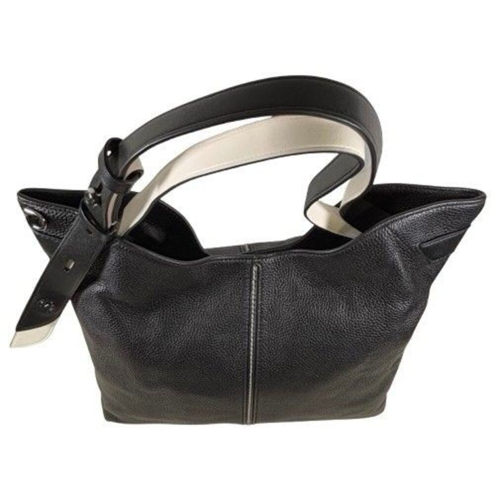 Michael Kors DOWNTOWN ASTOR Black/White Leather Lg Shoulder Tote Bag NWOT $498 - Picture 10 of 16